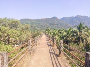 Keri foot bridge